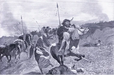 An early Hun raid 180 BC