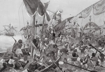 The Sea Fight at Pelusium