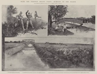 With the Tientsin Relief Force, Humours of the March