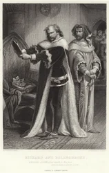 Richard and Bolingbroke, King Richard II, Act IV, Scene I