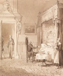 The Life of a Nobleman: Scene the Ninth - The Sick Room
