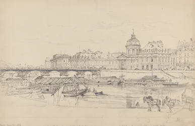 The Mint, Pont des Arts and the Institute of France, Paris