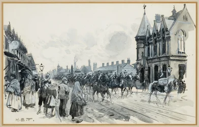 Salford Infantry Barracks and Free Library, Regent