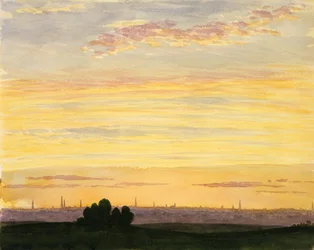 City and Sunset
