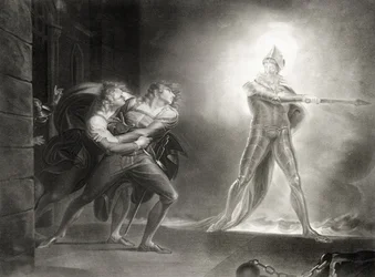 Hamlet, Act I, Scene IV, by William Shakespeare, Engraved by Robert Thew
