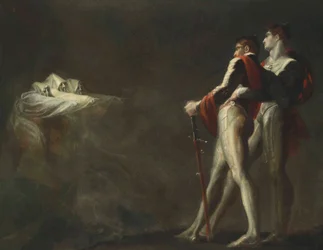 The Three Witches appearing to Macbeth and Banquo