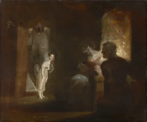 Undine Enters the House of the Fisherman and His Wife, 1821