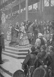The Queen Opening The Crystal Palace
