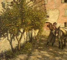 Gathering Oranges, 1929