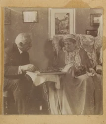 Hardinge Hay Cameron and Lady Dalrymple Playing Chess