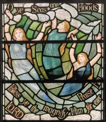 O Ye Seas & Floods, Benedicite Window (detail)