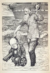 Supporting Each Man on the Top of the Tide, from The Hunting of the Snark, an Agony in Eight Fits, by Lewis Carroll, pub. 1876