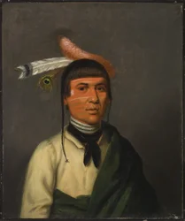No-Tin (Wind), an Ojibwe Leader