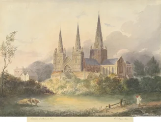 Lichfield Cathedral - West View