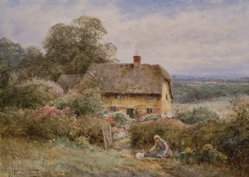A Picturesque Cottage, Warwickshire