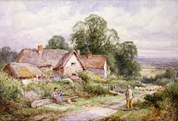 A Sheep Lane near Woburn, Bedfordshire