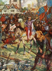 King Richard II and Watt Tyler