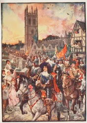 Prince Rupert at Oxford, Going to Battle, Illustration from 
