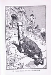 St Francis Brings the Wolf to the City
