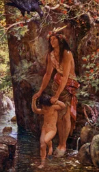 The Girl Bathed Him Every Morning in the Pool