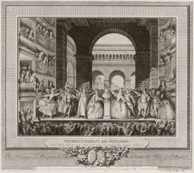 Coronation of Voltaire at the French Theatre, March 30, 1778, after the sixth performance of Irene, 1782