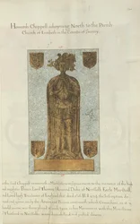 Marble Gravestone of Lord Thomas Howard Duke of Norfolk, 1637