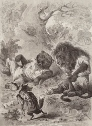 The Fables of Aesop: The Lion, the Bear, and the Fox