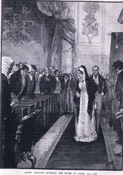 Queen Caroline Entering the House of Lords