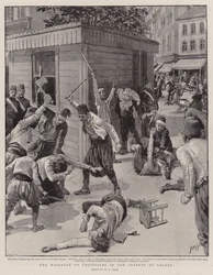 The Massacre of Christians in the Streets at Galata