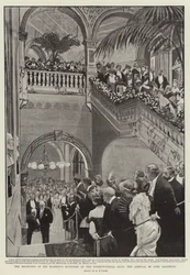 The Reception of His Majesty