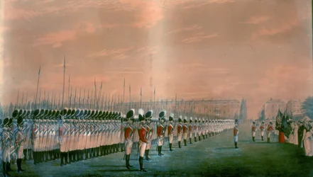 Presentation of Colours to the Second Regiment of Royal East India Volunteers at Lord