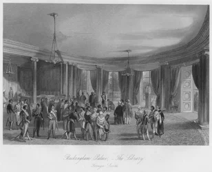 Buckingham Palace - The Library. Foreign Levée