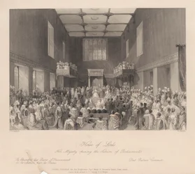 Her Majesty Opening the Session of Parliament