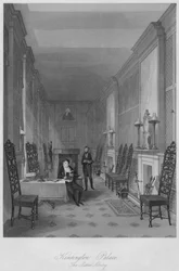Kensington Palace. The Sussex Library, c1841