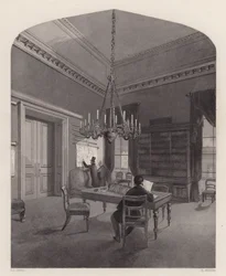 Map Room of the United Service Club, Westminster, London