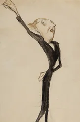 A Theatrical Figure, Possibly Sir Beerbohm Tree
