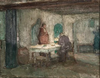 And He Disappeared out of Their Sight, ca. 1898