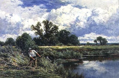 The River Lea, near Broxbourne in Hertfordshire
