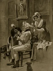 Preparing for Parade, 1799, Illustration from 