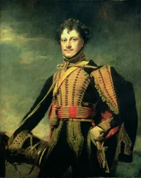 Lt. Col. Sir John James Fraser in Hussar Uniform