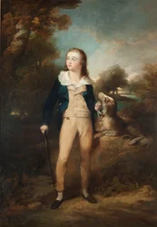 Master Cathcart and dog, c.1810