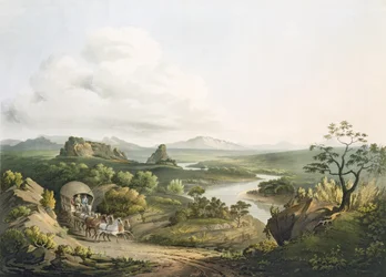 A View near the Roode Sand Pass at the Cape of Good Hope, engraved by J. Bluck