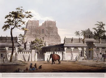 Pagoda at Ramisseram, 1803