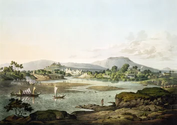 Poonah, Plate XIII, Engraved by Daniel Havell
