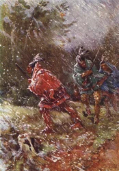 On the War Trail in Winter