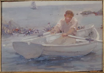 Man in a Rowing Boat