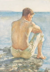 Watching the sea