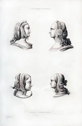 Headdresses, early 16th century, 1843