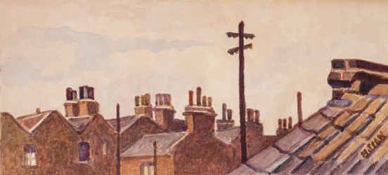 Roof-tops from Rounton Road, c.1930