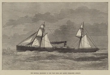 The Haytian, belonging to the West India and Pacific Steam-Ship Company